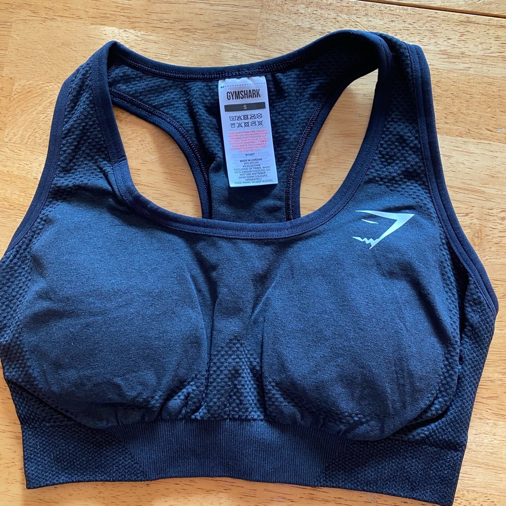 Gymshark Vital Seamless 2.0 Sports Bra - Black Marl